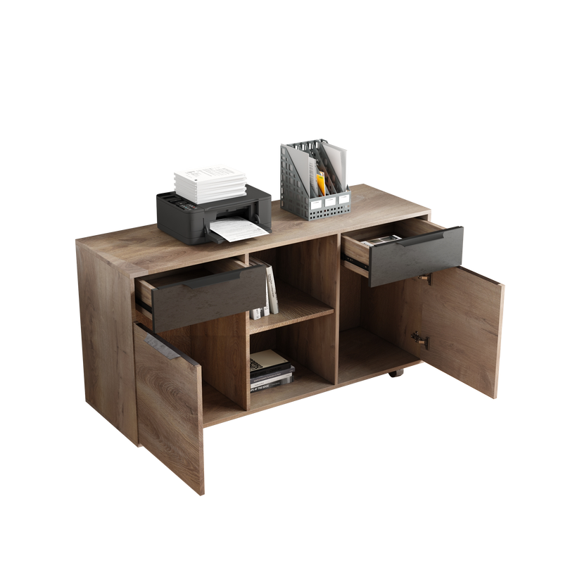 The sub cabinet of the table