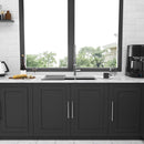 Modern Double Bowl Undermount Kitchen Sink 50 / 50 Design Stainless Steel by HouseOfZazla