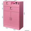 Locking Beauty Salon Storage Cabinet Hair Dryer Holder Stylist Equipment Drawer