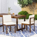 Acacia Wood Outdoor Dining Chair (Set of 2) by HouseOfZazla