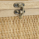 Set of 2 Woven Rattan Decorative Boxes