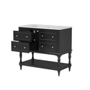 Bathroom Vanity Cabinet With Undermount Sink, 4 Drawer Set