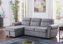 Ashton - Reversible Sleeper Sectional Sofa Chaise by HouseOfZazla