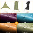Shade Sail Patio Cover Shade Canopy Camping Sail Awning Sail Sunscreen Shelter Triangle Cover For Kindergarten Playground Outdoor