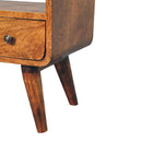 Mini Curved Media Unit - Chestnut by HouseOfZazla