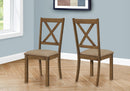 Dining Chair Side, Upholstered For Dining Room, Transitional (Set of 2) by HouseOfZazla