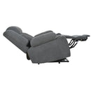 Power Lift Recliner Chair With Extended Footrest, Remote Control, Cup Holders, And Side Pockets by HouseOfZazla