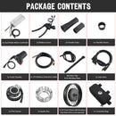Yescom 20" Front Wheel Electric Bicycle Motor Fat Tire Kit 48v 1000w