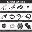 Yescom 20" Front Wheel Electric Bicycle Motor Fat Tire Kit 48v 1000w