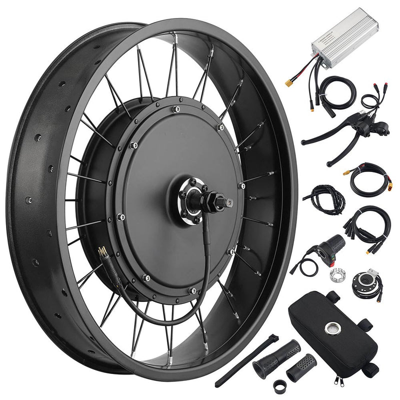 Yescom 20" Front Wheel Electric Bicycle Motor Fat Tire Kit 48v 1000w
