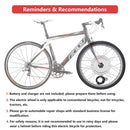 Yescom 24" Front Wheel Electric Bicycle Motor Kit 36v 750w