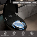 Smart Toilet with Bidet Built-in, Heated Seat, Warm Water & Remote Control by HouseOfZazla