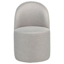 Aubrey Upholstered Barrel Dining Side Chair Beige (Set of 2)