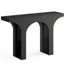 Console Table With Arched Base For Entryway - Black by HouseOfZazla