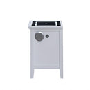 Hammond - Smart 3 Drawer Nightstand With USB Charging And Integrated Speakers - White by HouseOfZazla