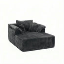Chaise Lounge Chair, Deep Seat Sleeper Couch For Living Room by HouseOfZazla