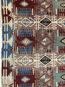 Reyhanli Anatolian 19th C Antique One Of A Kind Kilim Rug 5’ x 8’3”