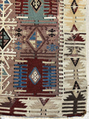 Reyhanli Anatolian 19th C Antique One Of A Kind Kilim Rug 5’ x 8’3”