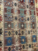 Reyhanli Anatolian 19th C Antique One Of A Kind Kilim Rug 5’ x 8’3”