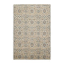 6x9 Gray Hand Knotted Traditional Wool Oriental Area Rug