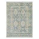 9x12 Aqua Hand Knotted Traditional Turkish Oushak 100% Wool Oriental Area Rug