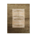 5x7 Beige, Moss Hand Knotted Tibetan 100% Wool Michaelian & Kohlberg Transitional Oriental Area Rug Beige, Moss