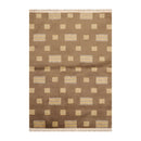 4x6 Olive Hand Knotted Modern Tibetan Geometric Wool Oriental Area Rug