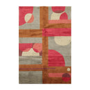 6x9 Gray Hand Knotted Tibetan Art Deco  Geometric Wool Oriental Area Rug