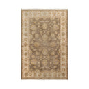 4x6 Moss Hand Knotted Agra Traditional Floral Wool Oriental Area Rug