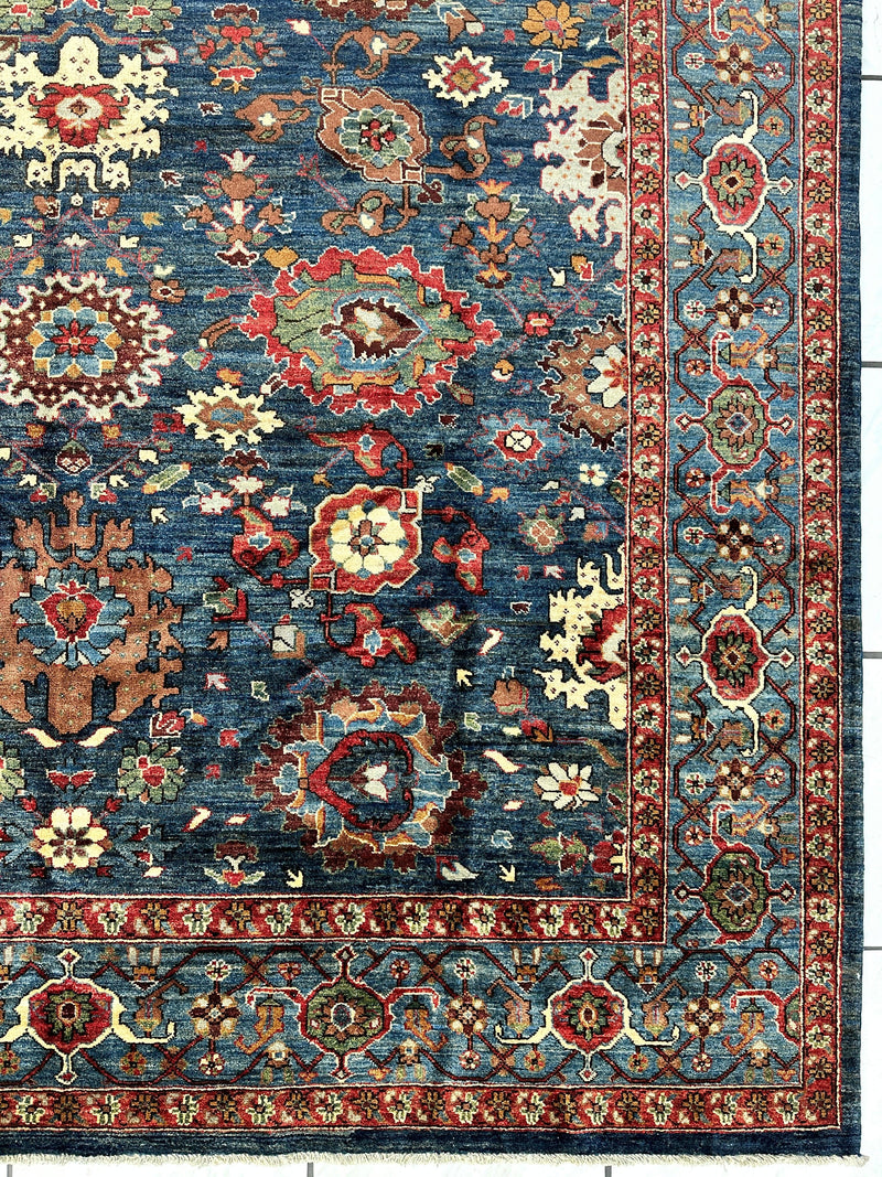 Trasitional Serapi Ghazni Wool Rug – 8' x 10’ – Intricate Floral Design