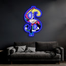 UV Printed Neon Richie Rich , Richie RichNeon Wall Art, Neon Light Sign, Custom Neon Sign, UV Print Neon Sign,Acrylic Neon Sign,Neon Gifts