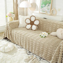 Fluffy Faux Fur Couch Cover Plush Sofa Throw, Warm & Stylish Sofa Protector