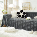 Fluffy Faux Fur Couch Cover Plush Sofa Throw, Warm & Stylish Sofa Protector