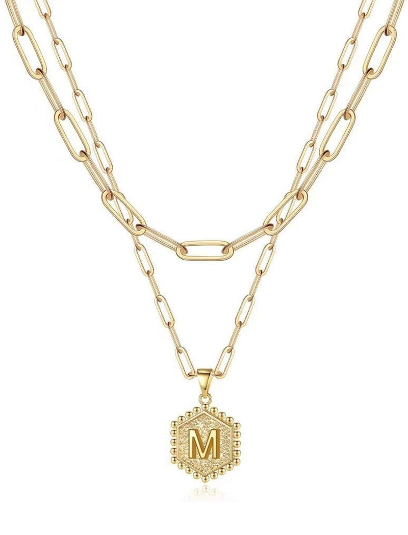 Beautiful Gold Layered Initial Necklaces (A-Z)