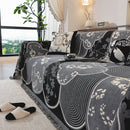 Modern Retro Sofa Throw - Decorative, Washable Chenille Blanket & Couch Protector