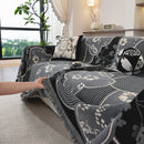 Modern Retro Sofa Throw - Decorative, Washable Chenille Blanket & Couch Protector