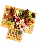 Cheese Board w/knives, 16.5"x11"