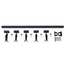 Lone Peak Ski Rack | Adjustable Wall Storage System | Holds 5 Pairs of Skis