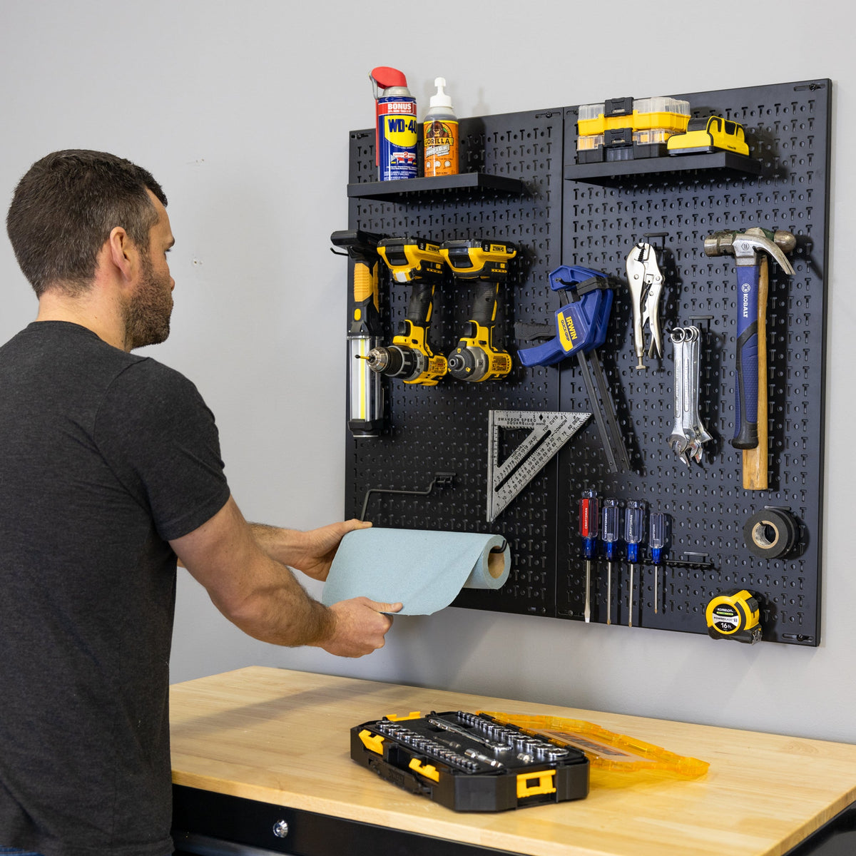 Folding Workbench and Pegboard Workshop Set, photo 5 of 6