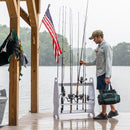Marlin Fishing Rod Storage Stand | Holds up to 24 Rods