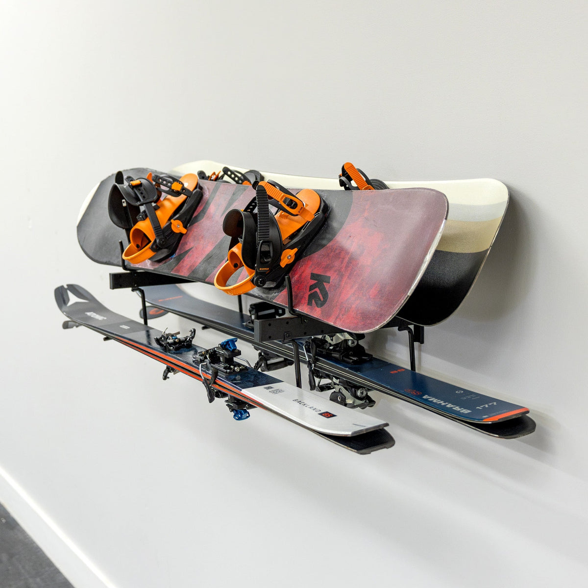 Cascade Snowboard & Ski Organizer | Horizontal Wall Mount, photo 2 of 8