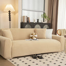 Stretch Plush Fitted Couch Slipcover Furniture Protector for 1/2/3/4/5 Cushion Couch by Slipcover KAS™