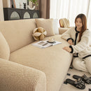 Stretch Plush Fitted Couch Slipcover Furniture Protector for 1/2/3/4/5 Cushion Couch by Slipcover KAS™