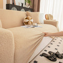 Stretch Plush Fitted Couch Slipcover Furniture Protector for 1/2/3/4/5 Cushion Couch