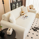 Stretch Plush Fitted Couch Slipcover Furniture Protector for 1/2/3/4/5 Cushion Couch