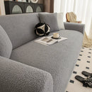 Stretch Plush Fitted Couch Slipcover Furniture Protector for 1/2/3/4/5 Cushion Couch by Slipcover KAS™