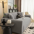 Stretch Plush Fitted Couch Slipcover Furniture Protector for 1/2/3/4/5 Cushion Couch by Slipcover KAS™