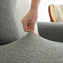 Stretch Plush Fitted Couch Slipcover Furniture Protector for 1/2/3/4/5 Cushion Couch