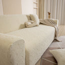 3D Jacquard Leaf Pattern Couch Slipcover, High Stretch Washable Textured Sofa Cover by Slipcover KAS™