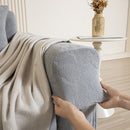 3D Jacquard Leaf Pattern Couch Slipcover, High Stretch Washable Textured Sofa Cover by Slipcover KAS™